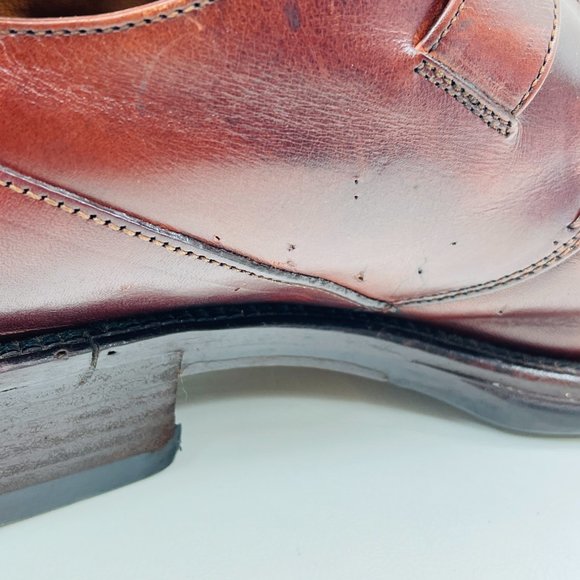 Johnston & Murphy Brown Buckle Leather Loafers Italian Men’s 11.5 M